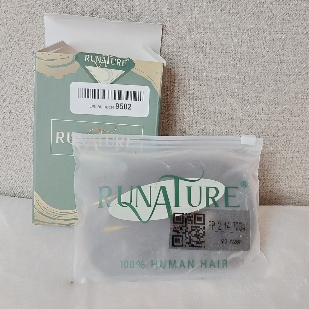 🤑🤑14" Runature Secret Wire 100% Human Hair 70 gr in brown